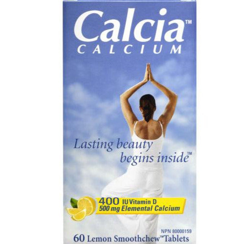 Calcia Calcium + Vitamin D 400 IU - Lemon