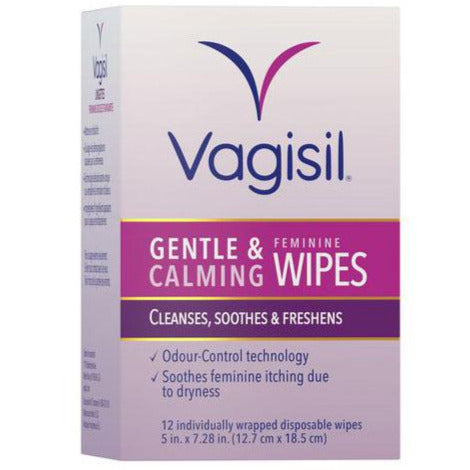 Vagisil Gentle & Calming Feminine Individually Wrapped Wipes