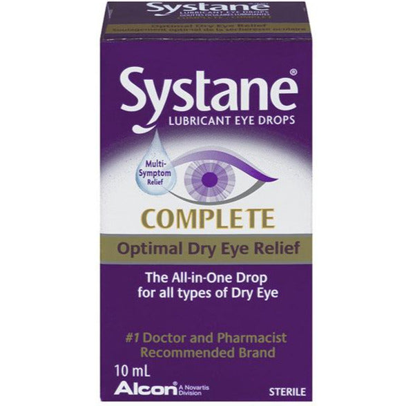 Gouttes oculaires lubrifiantes complètes Systane