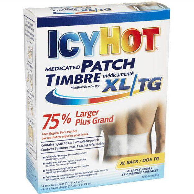 Patch médicamenteux Icy Hot XL