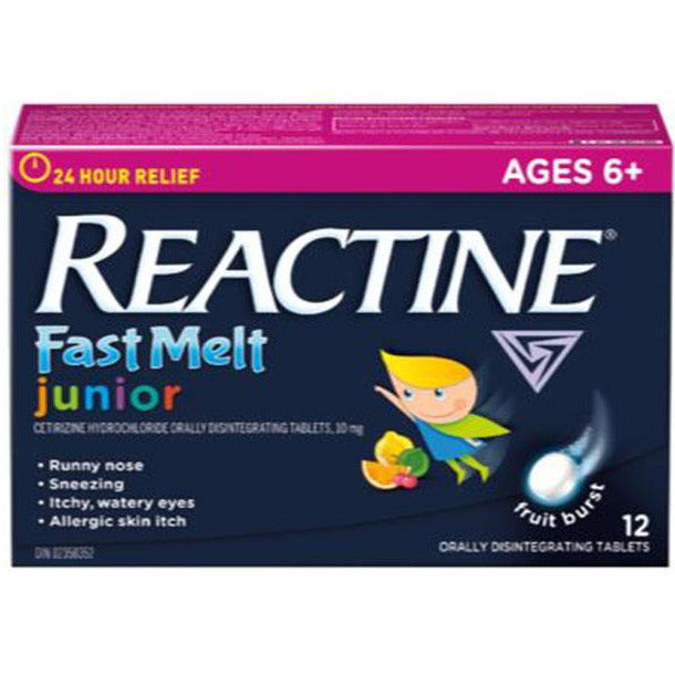 Reactine Allergy Junior Comprimés à fusion rapide