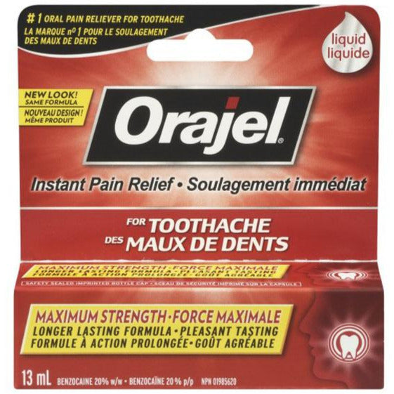 Orajel Maximum Toothache Relief Liquid