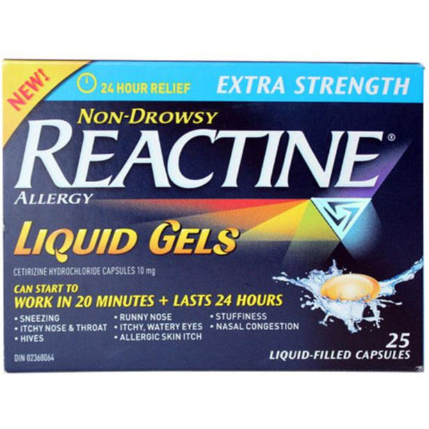 Reactine Extra Strength Liquid Gels