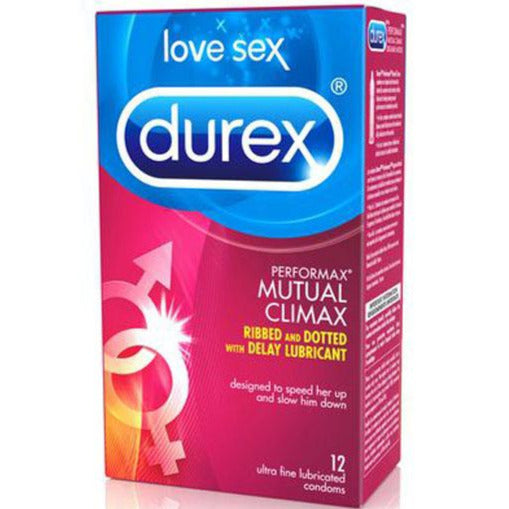 Préservatifs Durex Performax Mutual Climax avec lubrifiant retardateur