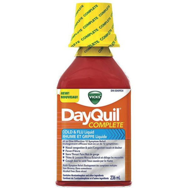 DayQuil Complete Rhume et grippe liquide