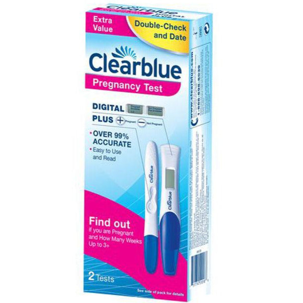 Pack combiné de tests de grossesse Clearblue Digital Plus