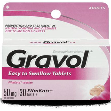 Gravol Easy to Swallow 50mg