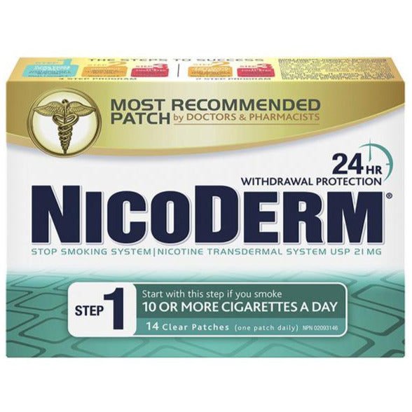 Nicoderm Système Arrêter de Fumer ÉTAPE 1 21 mg
