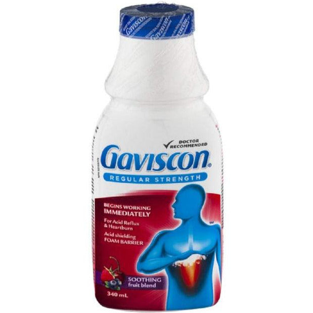 Gaviscon Antiacide liquide à force régulière - Fruit