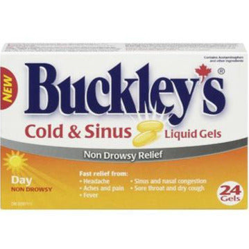 Gels liquides Buckley's Rhume et Sinus Day