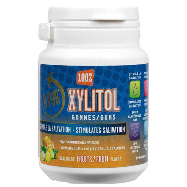 X-PUR 100% Xylitol Gum - Fruit
