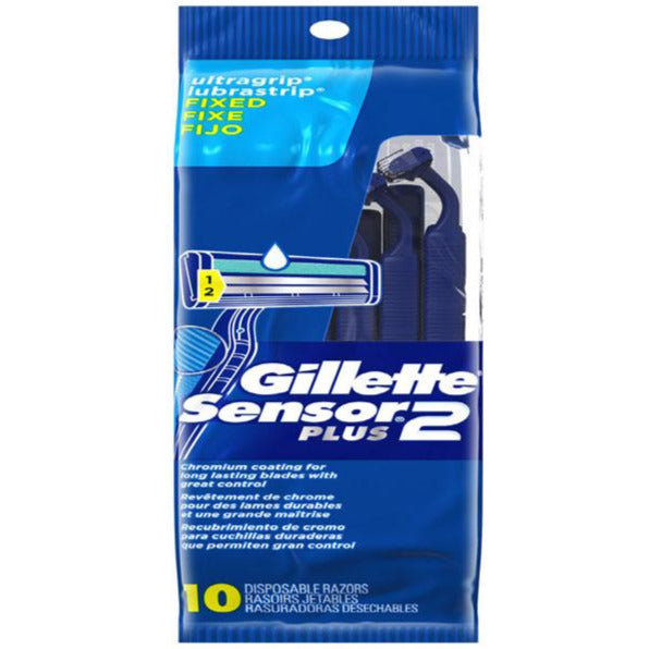 Gillette Sensor2 Plus Men's Disposable Razors