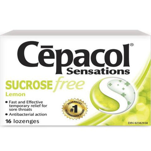 Cepacol Extra Strength Sucrose Free Lozenges - Honey Lemon