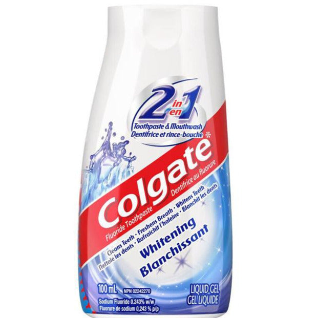 Colgate Liquid Gel 2-in-1 Whitening Toothpaste and Mouthwash