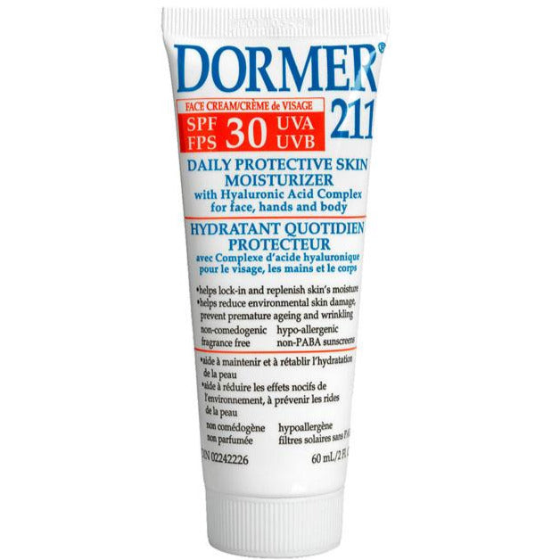 Crème hydratante protectrice quotidienne pour la peau Dormer 211 SPF30