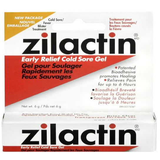 Zilactin Early Relief Cold Sore Gel