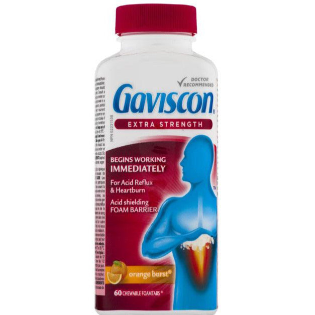 Gaviscon Comprimés en mousse extra-forts - Orange Burst
