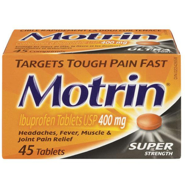 Motrin 400 mg Super Strength
