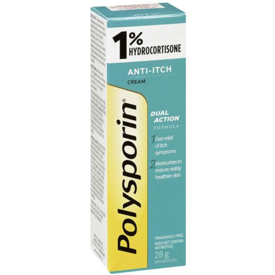 Crème Anti-Démangeaisons Polysporin 1% Hydrocortisone