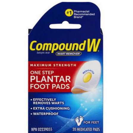 Compound W Wart Remover Pads for Feet