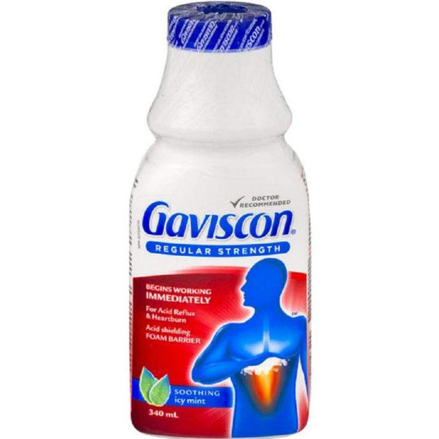 Gaviscon Antiacide liquide à force régulière - Menthe glacée