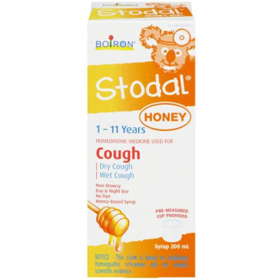 Sirop contre la toux au miel pour enfants Stodal