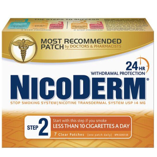 Nicoderm Système Arrêter de Fumer ÉTAPE 2 14 mg