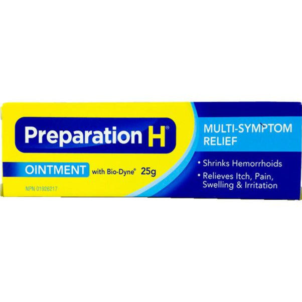 Preparation H Ointment with Bio-Dyne for Multi-Symptom Relief
