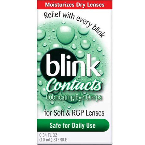 Blink Contacts, gouttes oculaires lubrifiantes
