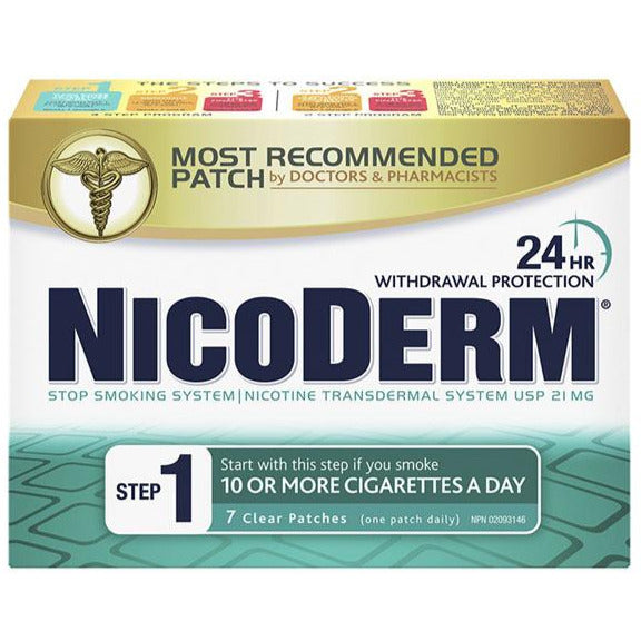 Nicoderm Stop Smoking System STEP 1 21 mg