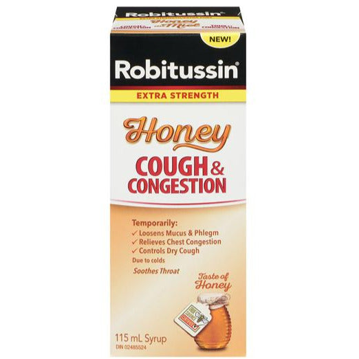 Robitussin Extra Fort Miel Toux Et Congestion
