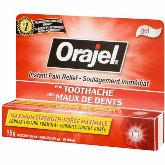 Orajel Maximum Strength Toothache Pain Relief Gel