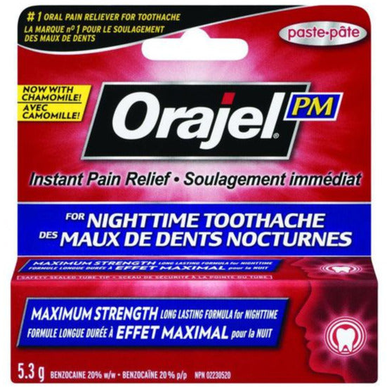 Orajel Maximum Strength PM Toothache & Gum Relief Paste