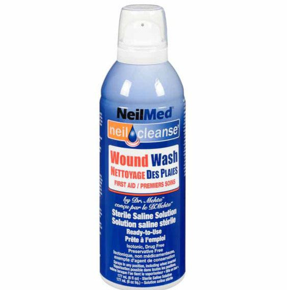 NeilMed NeilClense Wound Wash Saline Solution