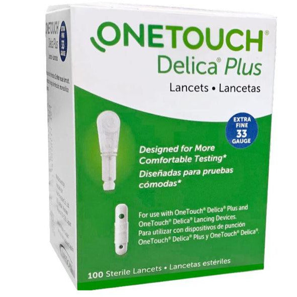 OneTouch Delica Plus 33G Lancets