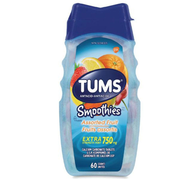 Tums Extra Strength Smoothie Antacid - Assorted Fruit