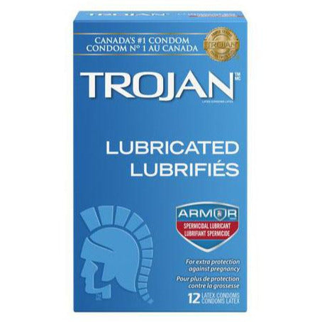 Préservatifs lubrifiés spermicides Trojan