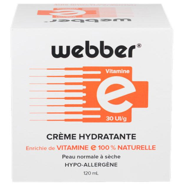 Pot de crème hydratante à la vitamine E Webber