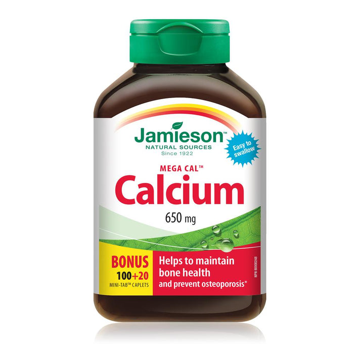 Mini-comprimé de calcium Mega Cal de Jamieson 650 mg