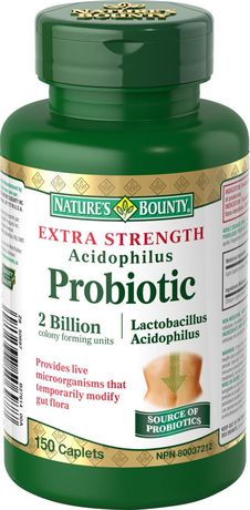 Nature's Bounty Acidophilus Probiotique 2 milliards