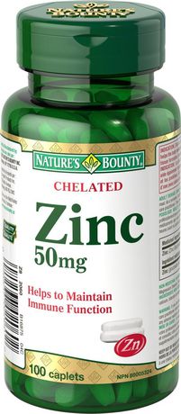 Nature's Bounty Zinc 50 mg