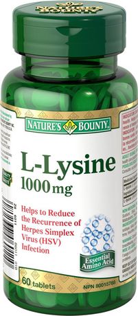 Nature's Bounty L-Lysine 1000 mg