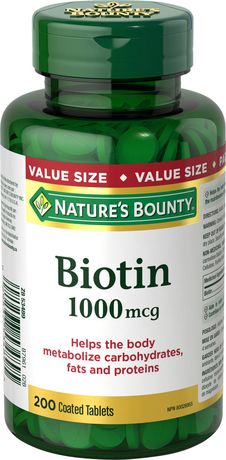 Nature's Bounty Biotine 1000 mcg