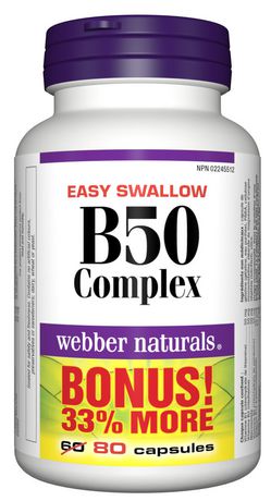 Webber Naturals B50 Complex Bonus Pack