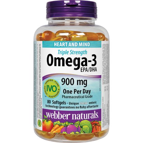 Webber Naturals Triple Strength Omega-3 EPA/DHA 900 mg