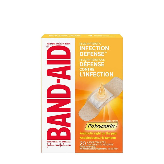 Band-Aid Plus Antibiotic Infection Defense Bandages