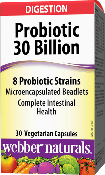 Webber Naturals Probiotic 30 Billion - 8 Strains