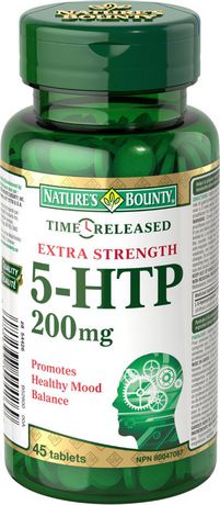 Nature's Bounty à libération prolongée 5-HTP Plus 200 mg