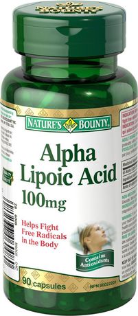 Nature's Bounty Acide alpha-lipoïque 100 mg