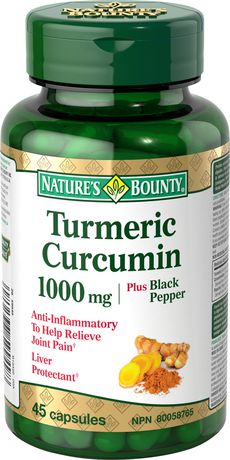 Nature's Bounty Curcuma Plus Poivre Noir 1000 mg